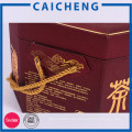 Caja de regalo china del té del cilindro con los fabricantes de la caja de cartón de la manija